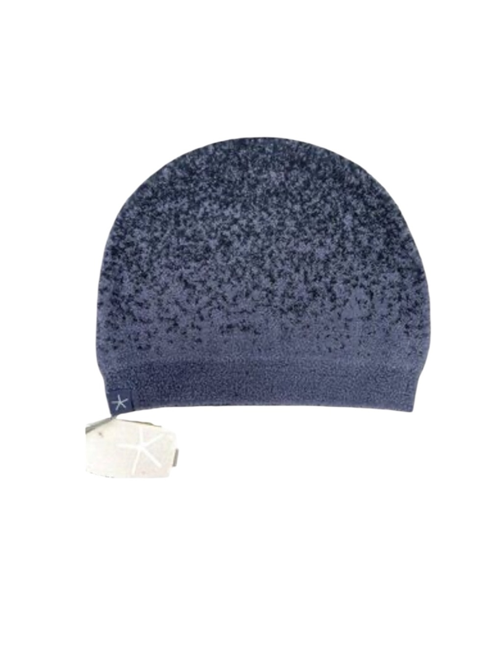 NWT Barefoot Dreams Women’s Cozy Chic Lite Confetti Beanie Deep Sea Blue Indigo